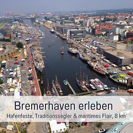 "Lilie" In Geestland-Langen, Ideal Fuer Familien & Homeoffice - Wlan & Parkplatz - 3 Zimmer, Balkon - Nahe Bremerhaven 外观 照片