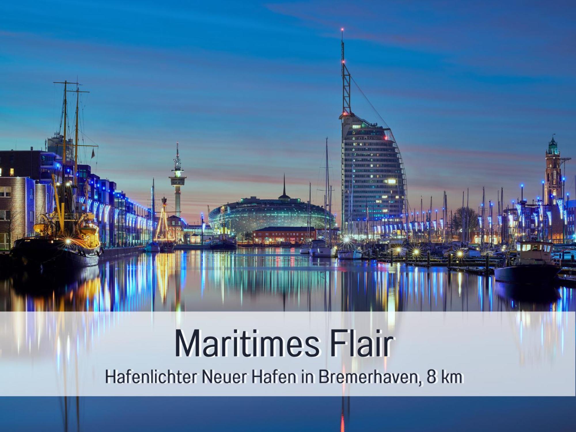 "Lilie" In Geestland-Langen, Ideal Fuer Familien & Homeoffice - Wlan & Parkplatz - 3 Zimmer, Balkon - Nahe Bremerhaven 外观 照片